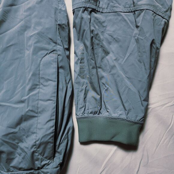 Athleta Womens Large Evolve Hybrid Fleece Jacket Green - Picture 3 of 14